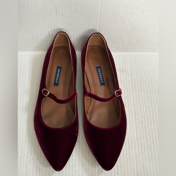 Margaux The Mary Jane velvet ballet flat Size 11 EU 42 - Picture 3 of 7